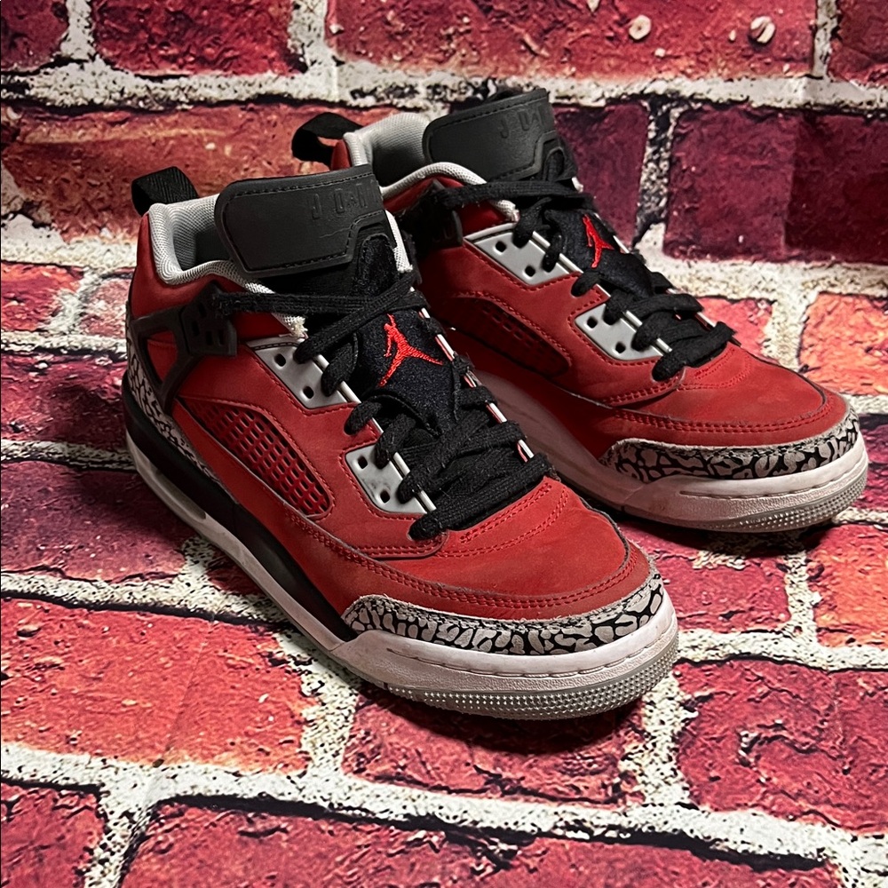Jordan Kids Sneakers Red and Black